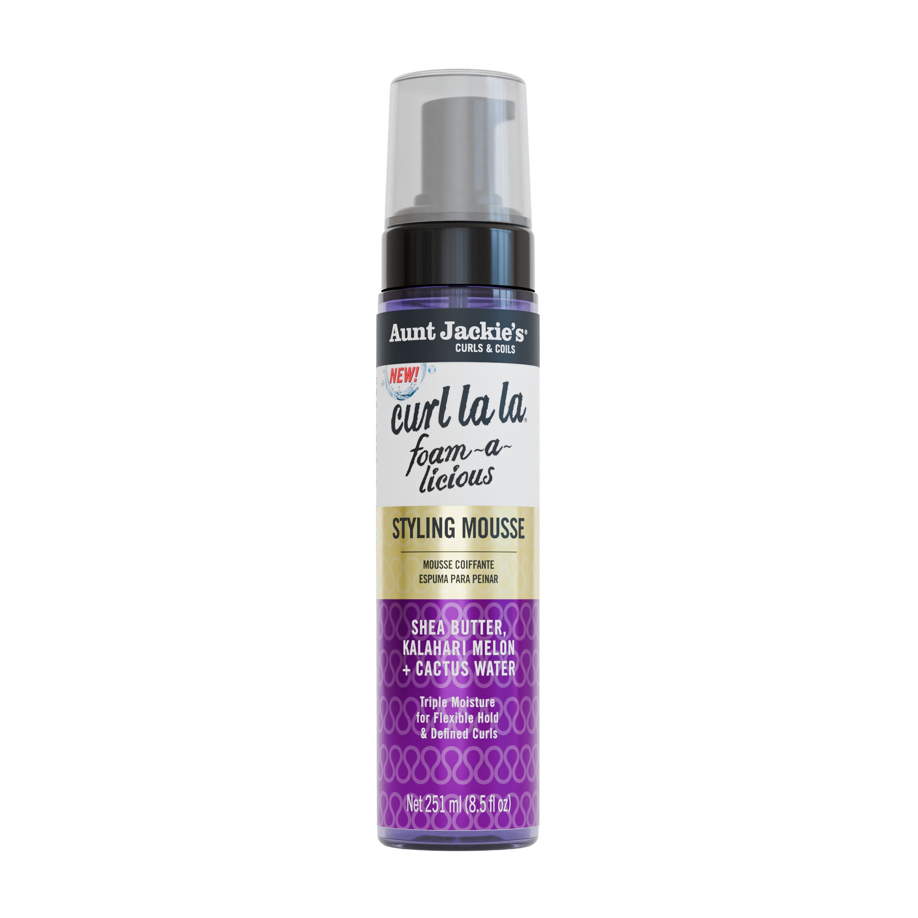 Aunt Jackie's Curl La La Foam-A-Licious Styling Mousse