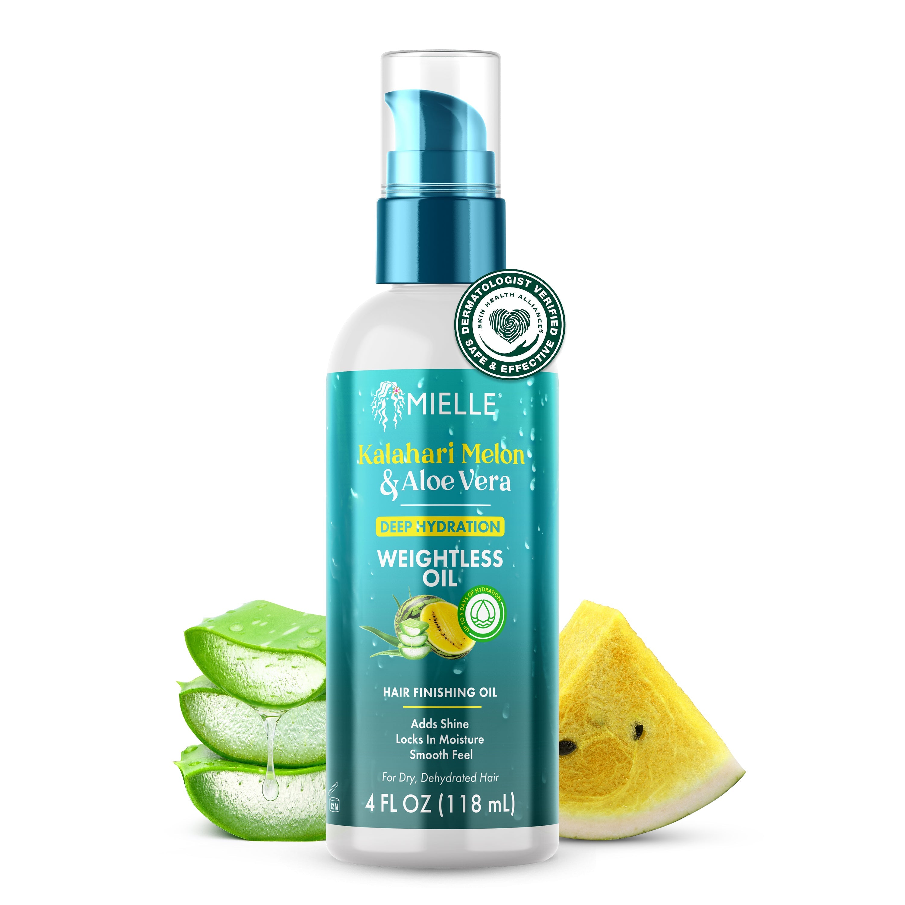 Mielle Kalahari Melon & Aloe Deep Hydration Weightless Oil | Black Hair Care