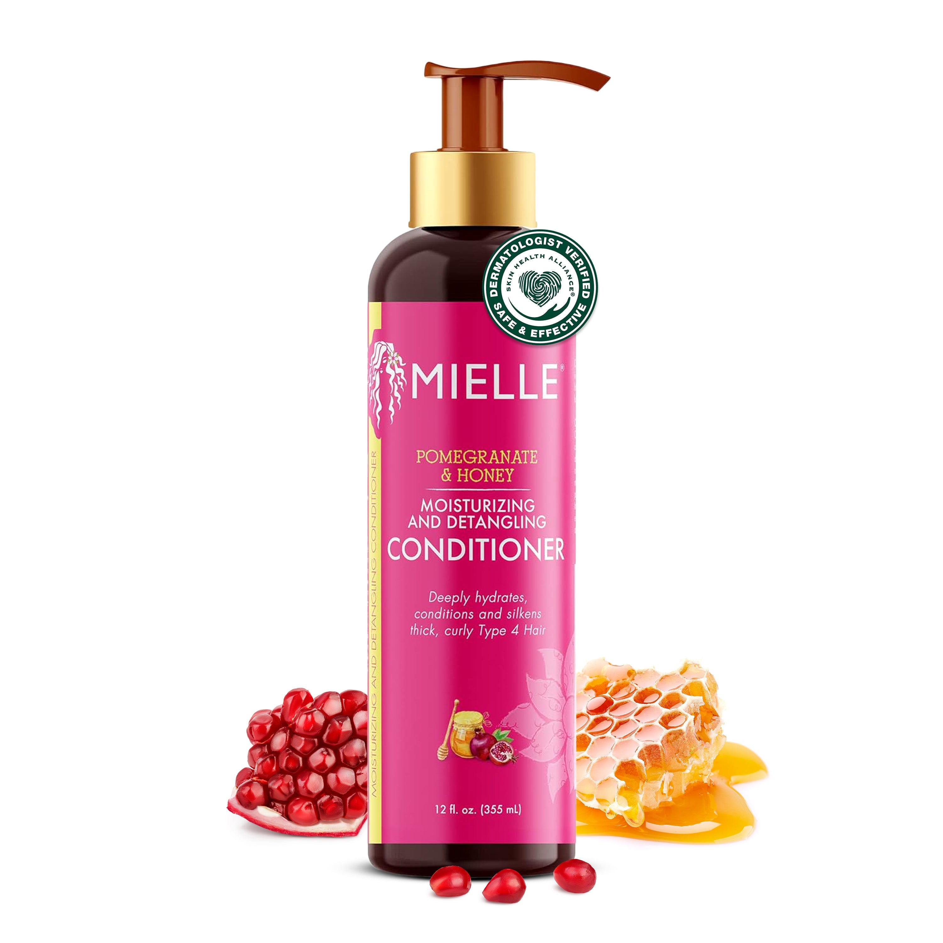 Mielle Organics Pomegranate & Honey Moisturising and Detangling Conditioner | Black Hair Care UK