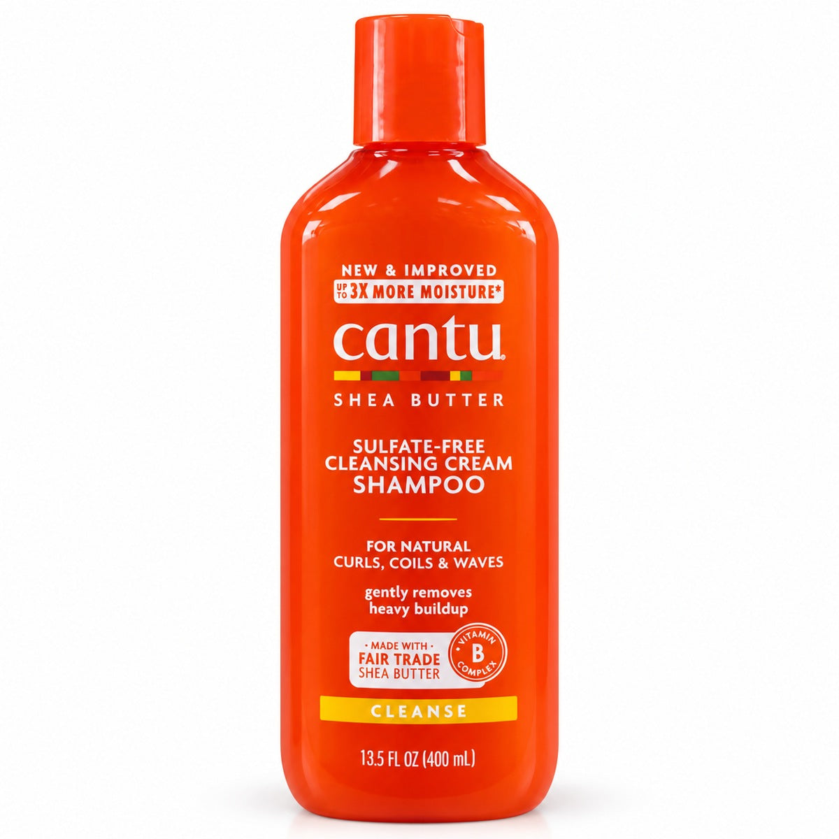 Cantu Sulfate-Free Cleansing Cream Shampoo 400ml white background