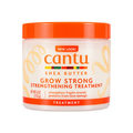 Cantu Shea Butter Grow Strong Strengthening Treatment 170g on a balanced white square background