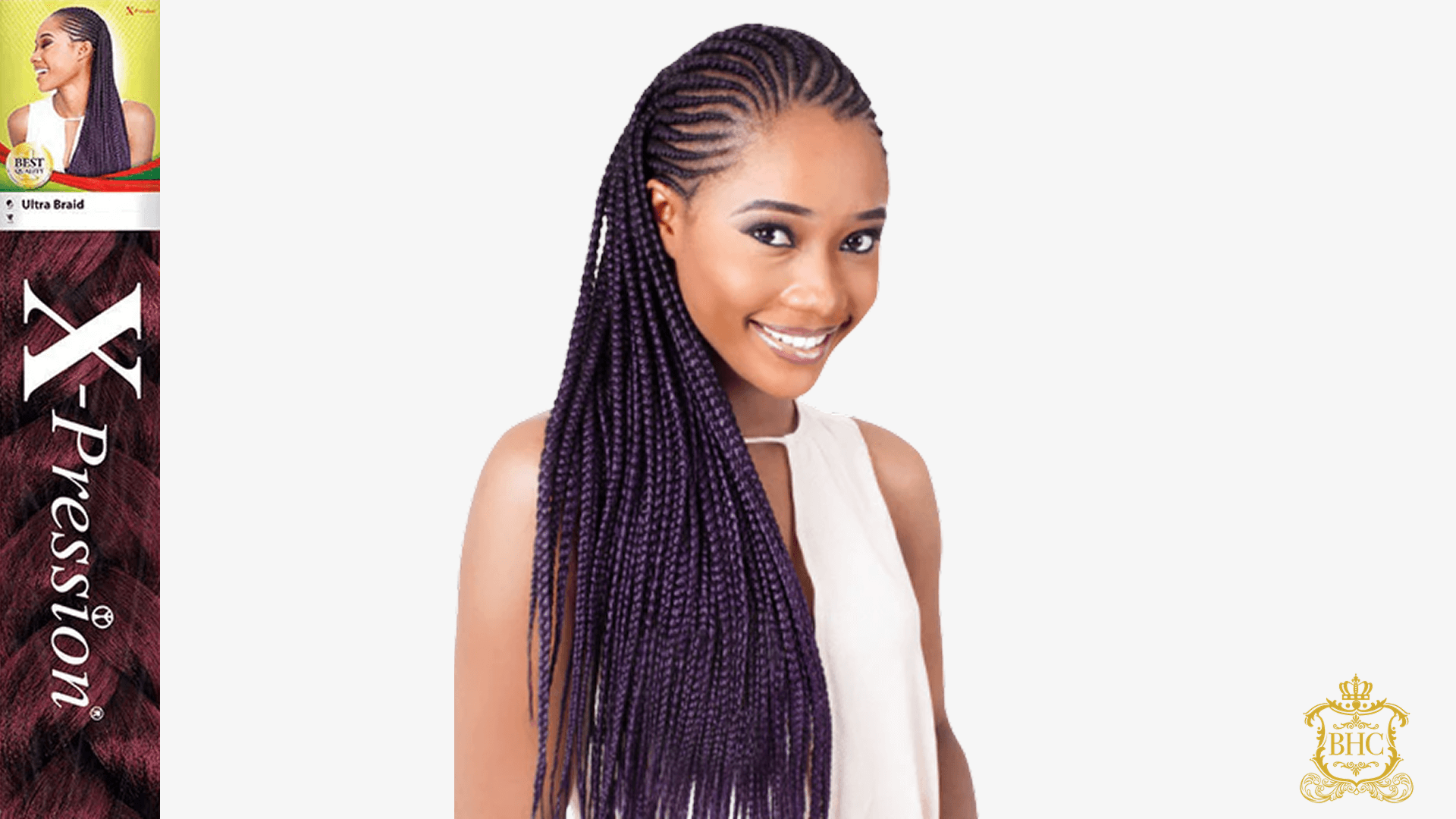 X Pression Synthetic Ultra Braid Hair 82"