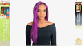 X Pression Pre Stretched Ultraviolet Ultra Braid 2x 46"