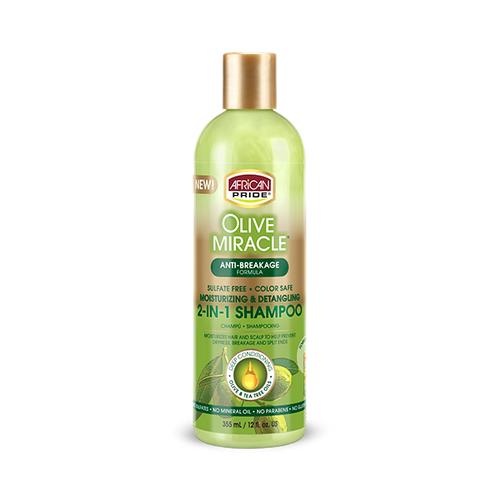 African Pride Olive Miracle 2 in 1 Shampoo & Conditioner