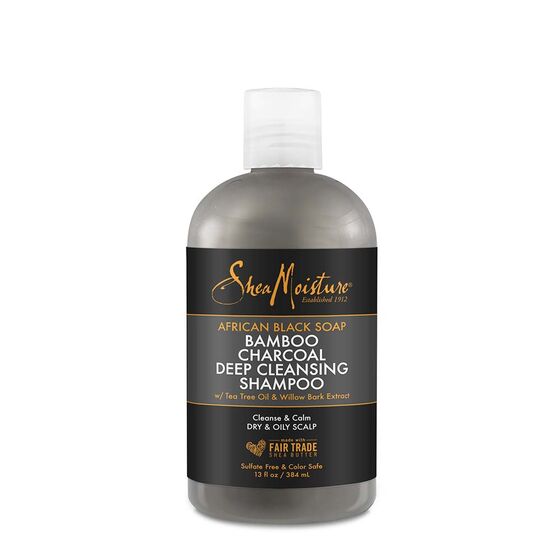 Shea Moisture; Shea Moisture Bamboo Charcoal Deep Cleansing Shampoo; Shea Moisture Bamboo Charcoal Shampoo; Deep Cleansing Shampoo