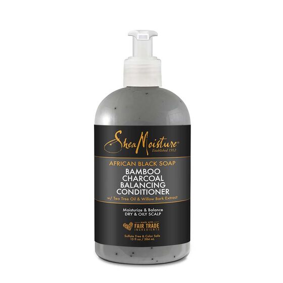 Shea Moisture Charcoal Conditioner; Shea Moisture Bamboo Charcoal Conditioner;Shea Moisture African Black Soap Bamboo Charcoal Conditioner