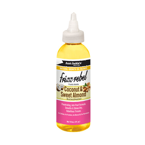 Aunt Jackie's - Natural Growth Oil Blends Frizz Rebel Coconut & Sweet Almond - 4oz