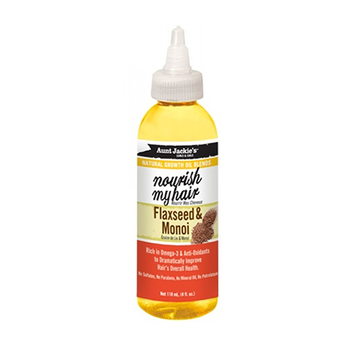 Aunt Jackie's - Natural Growth Oil Blend Nourish My Hair Flaxseed & Monoi - 4oz