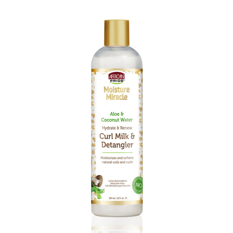 African Pride - Moisture Miracle Curl Milk & Detangler - 12 oz