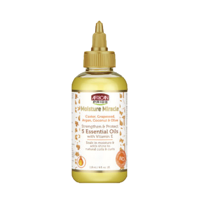 African Pride - Moisture Miracle 5 Essential Oils - 4oz