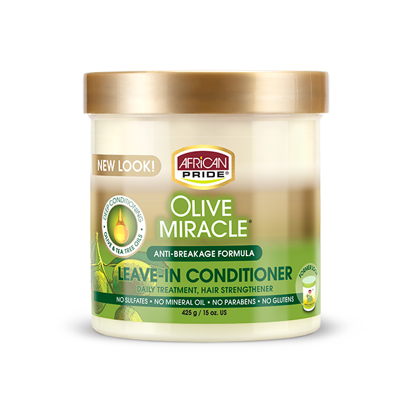 African Pride Olive Miracle Leave-In-Conditioner 15-oz