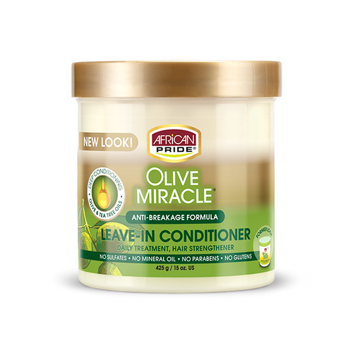 African Pride Olive Miracle Leave-In-Conditioner 15-oz