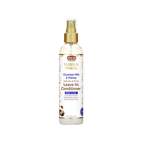 African Pride Moisture Miracle Coconut Milk & Honey Leave-In Conditioner - 8oz