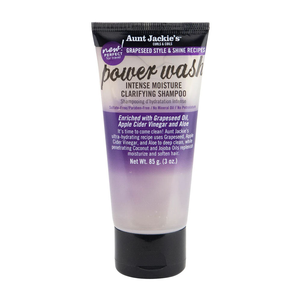 Aunt Jackie's - Grapeseed Style Power Wash Intense Moisture Clarifying Shampoo - 12oz