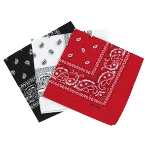Paisley Bandana; Bandana; Square Bandana; Printed Bandana; Unisex; Scarf; Red; Navy Blue; Cotton Bandana