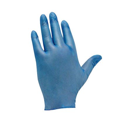 Blue Vinyl Disposable Glove - Pack of 100 Disposable Gloves