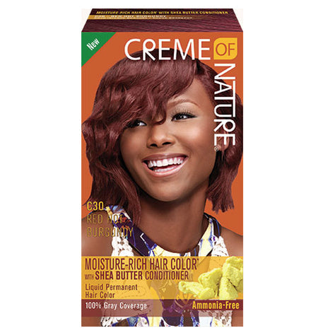 Creme Of Nature - Moisture Rich Hair Colour Red Hot Burgundy C30