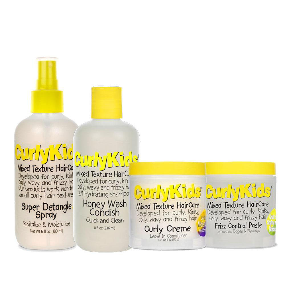 Curly Kids - Mixed & Multi Textured Frizz Control Hair Kit
