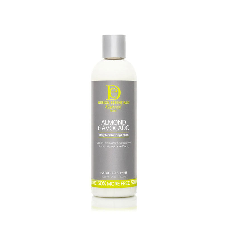 Design Essentials - Almond & Avocado Daily Moisturising Lotion-12oz
