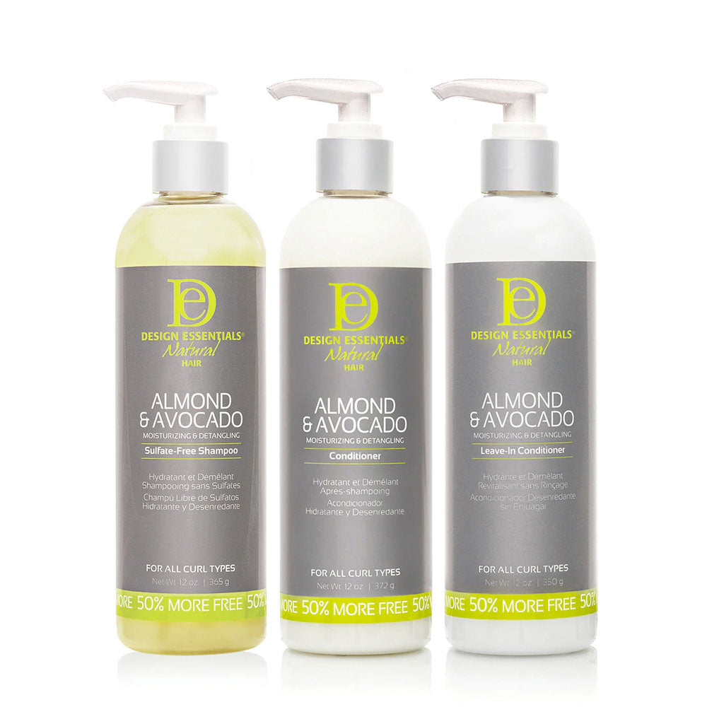 Design Essentials - Almond & Avocado Moisturizing and Detangling Collection