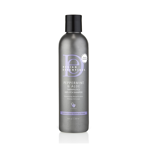Design Essentials - Peppermint & Aloe Therapeutics Anti-Itch Shampoo - 8oz