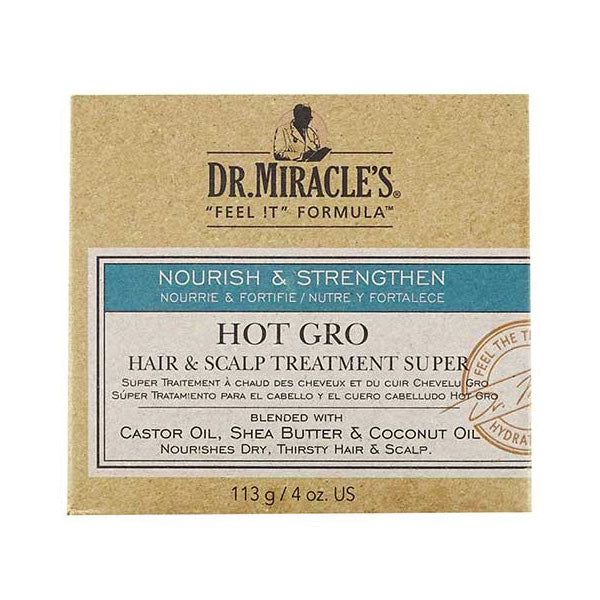 Dr. Miracle's - Hot Gro Hair & Scalp Treatment - 4oz
