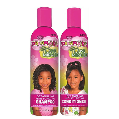 African Pride Dream Kids Detangling Moisturizing Shampoo & Conditioner