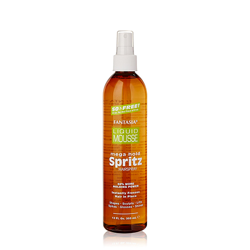 Fantasia IC - Liquid Mousse Mega Hold Spritz Hairspray - 12oz