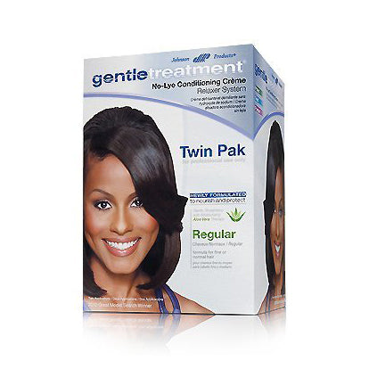Gentle Treatment - No-Lye Conditioning Creme Relaxer System Regular Twin Pack