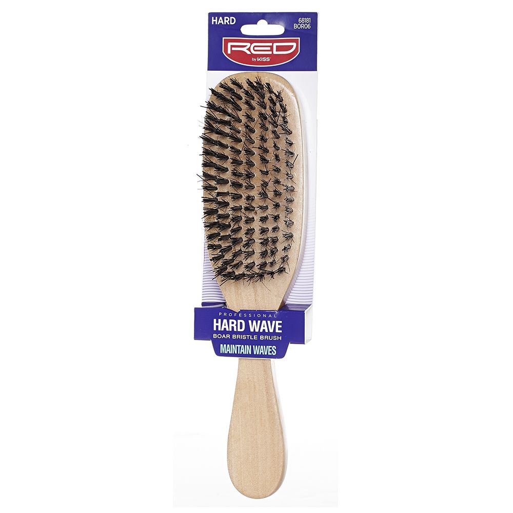 Red by Kiss - Hard Wave Bristle Brush