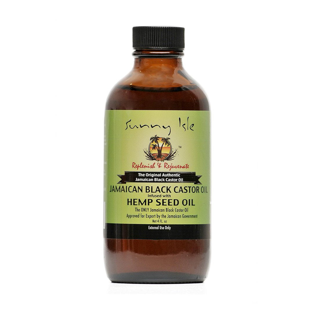 Sunny Isle - Jamaican Black Castor Oil infused with Hemp Oil - 4 oz
