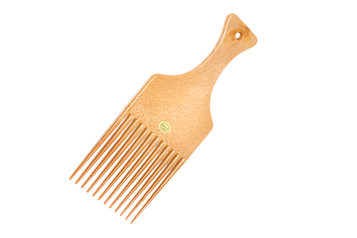 wooden afro pik comb