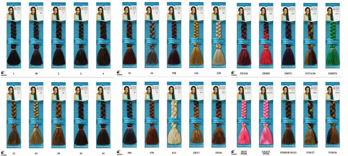 Impressions Hair - Synthetic Super Braid