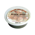 Kuza Naturals African Shea Butter Black Soap Jar