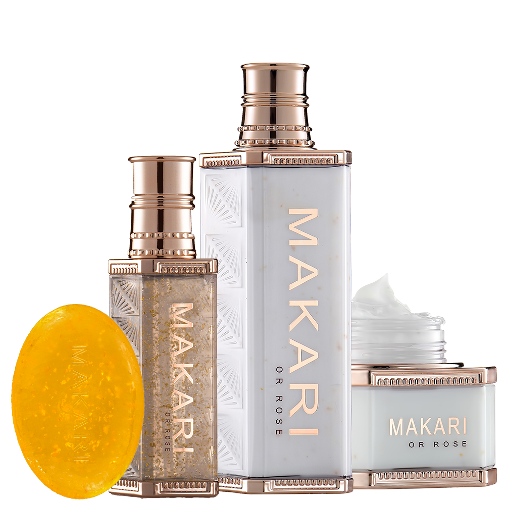 Makari 24K Rose Gold Gift Set (4 Pc Set)