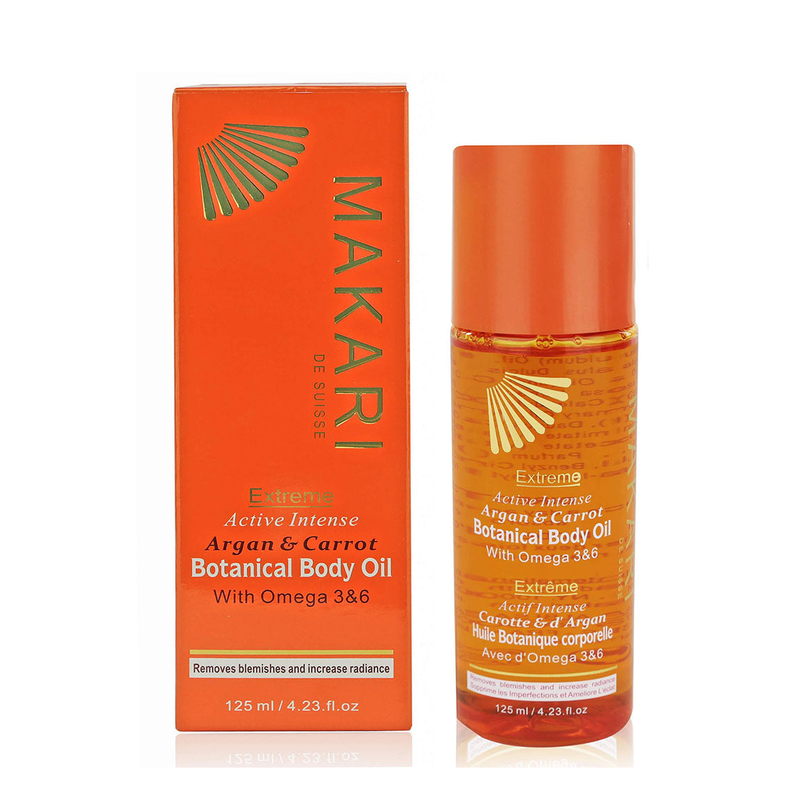Makari Extreme Argan Oil & Carrot Botanical Body Oil 4.23 oz