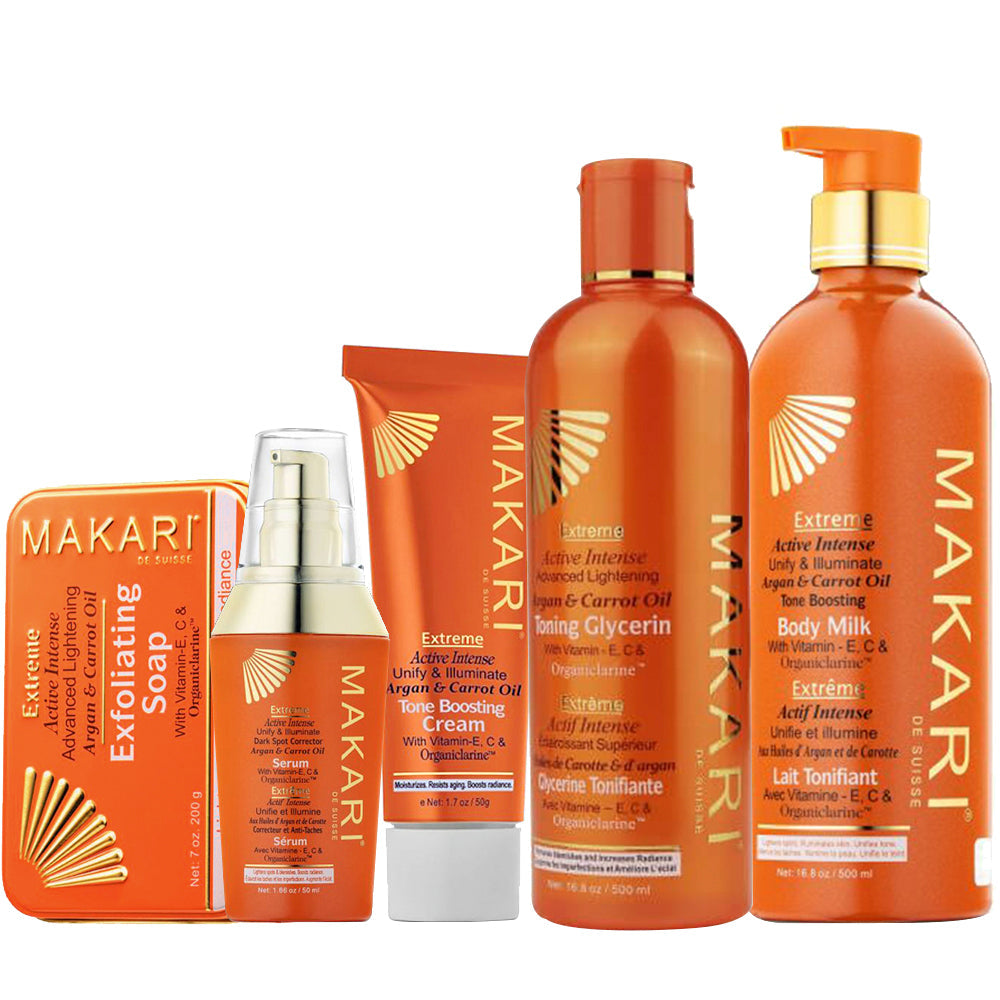 Makari Extreme Argan & Carrot Oil Gift Set (5 pc set)