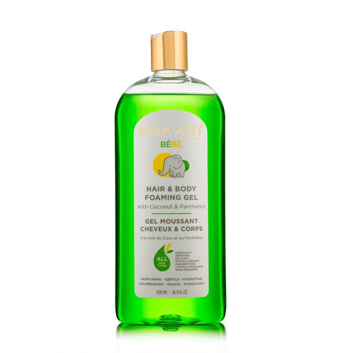 Makari Bebe Soothing Hair & Body Foaming Gel 16.9 oz