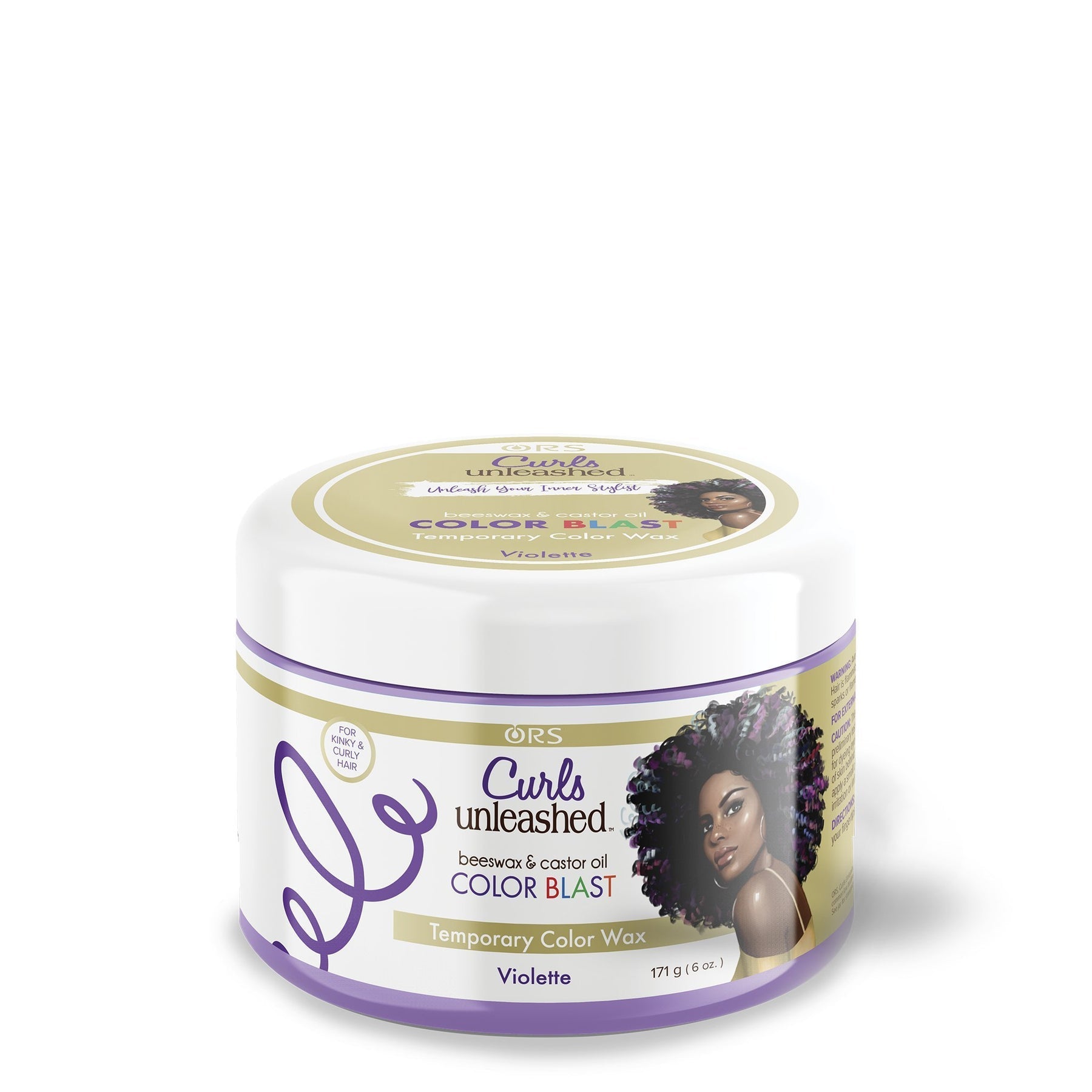 ORS - Curls Unleashed Color Blast Temporary Hair Makeup Wax - Violette - 6 oz