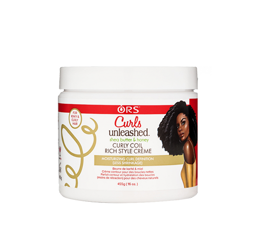 ORS - Curls Unleashed Shea Butter and Honey Curly Coil Rich Style Creme - 16 oz
