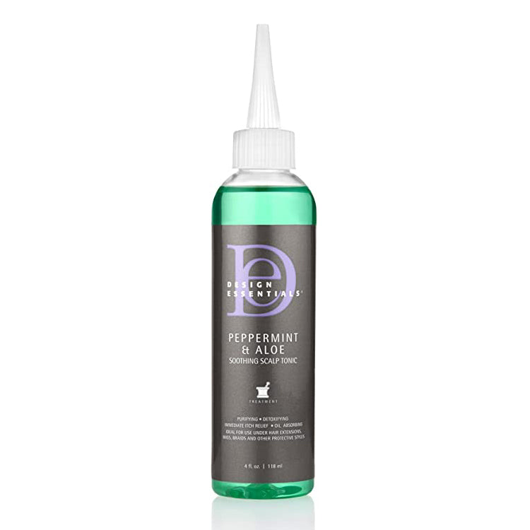 Design Essentials - Peppermint & Aloe Soothing Scalp Tonic - 4oz