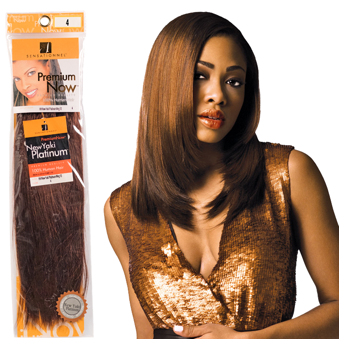 Premium Now - Yaki Platinum 8'' Human Hair