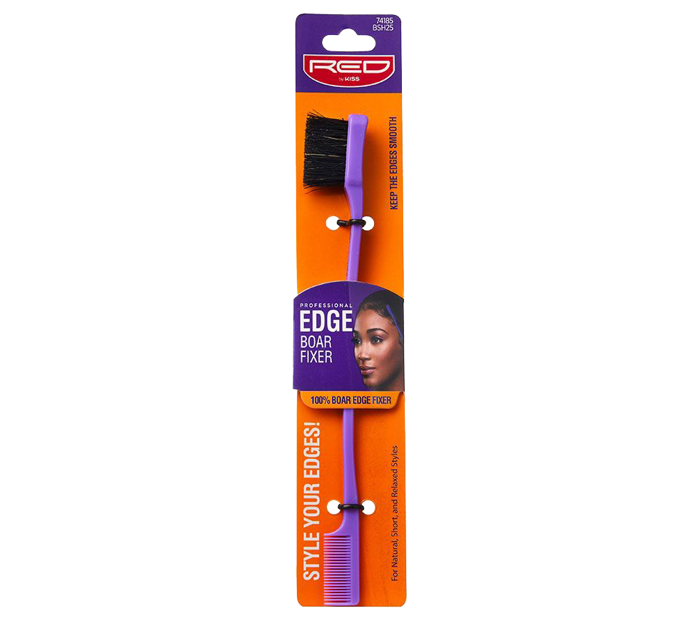 Red by Kiss Edge Boar Fixer; Red by Kiss Edge Brush; Edge Brush; Boar Fixer; Red by KISS