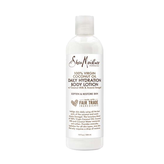 Shea Moisture 100% Virgin Coconut Oil Daily Hydration Body Lotion; Shea Moisture Body Lotion; Virgin Coconut Oil Body Lotion; Hydration Body Lotion