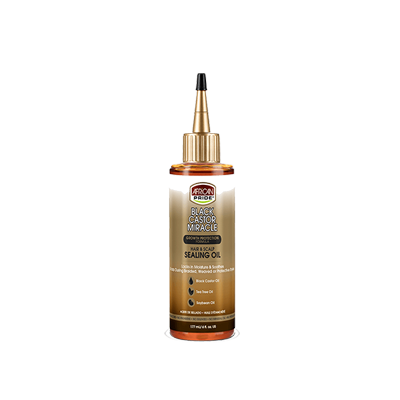 African Pride - Black Castor Miracle Hair & Scalp Sealing Oil - 6 oz