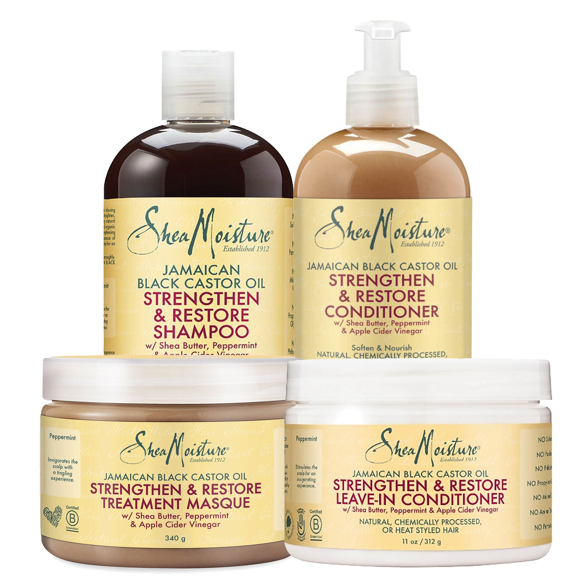 Shea Moisture - Jamaican Black Castor Oil - Strengthen & Restore Collection