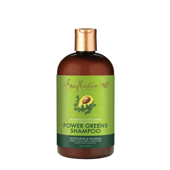 Shea Moisture Moringa & Avocado Power Greens Shampoo 13 oz