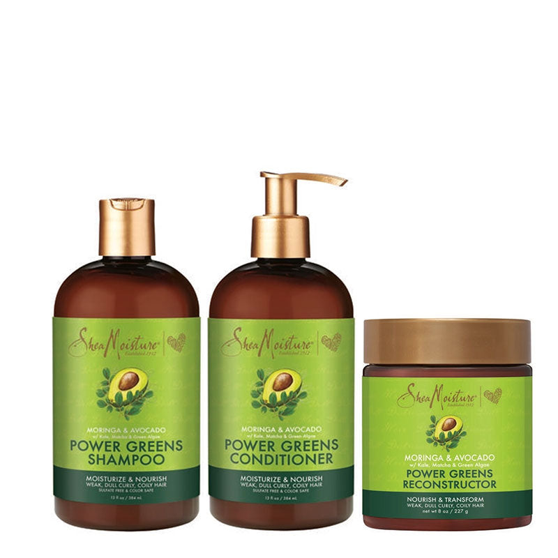 Shea Moisture - Moringa & Avocado Power Greens Bundle