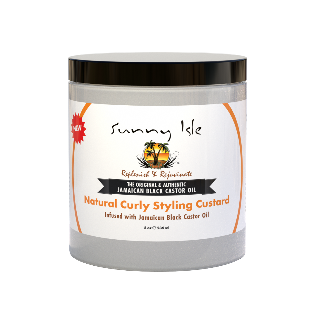 Sunny Isle - Jamaican Black Castor Oil Natural Curly Styling Custard - 8 oz