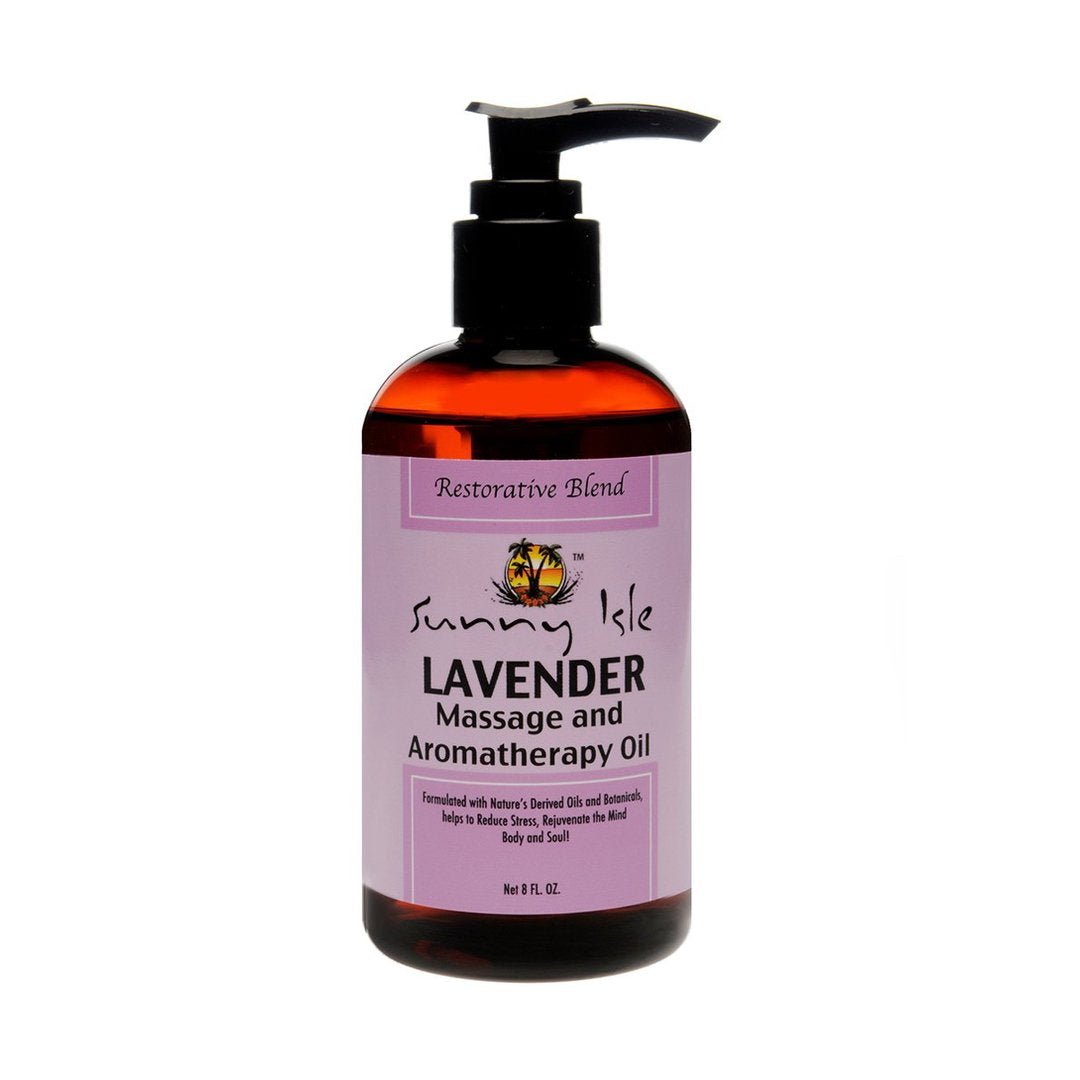 Sunny Isle - Lavender Massage and Aromatherapy Oil - 8 oz